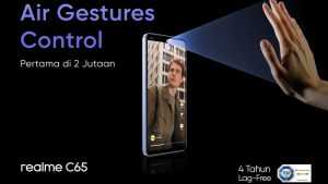 Realme C65 Hadirkan Fitur Air Gestures Pertama di Segmennya