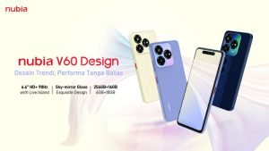 Nubia V60 Design Hadir di Indonesia, Harga Rp 1 Jutaan