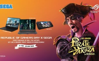 ASUS ROG dan Sega Luncurkan Kolaborasi Lewat Like a Dragon: Pirate Yakuza in Hawaii