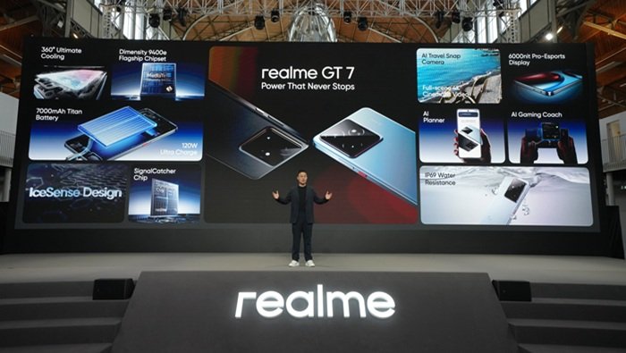 event launching global realme gt 7