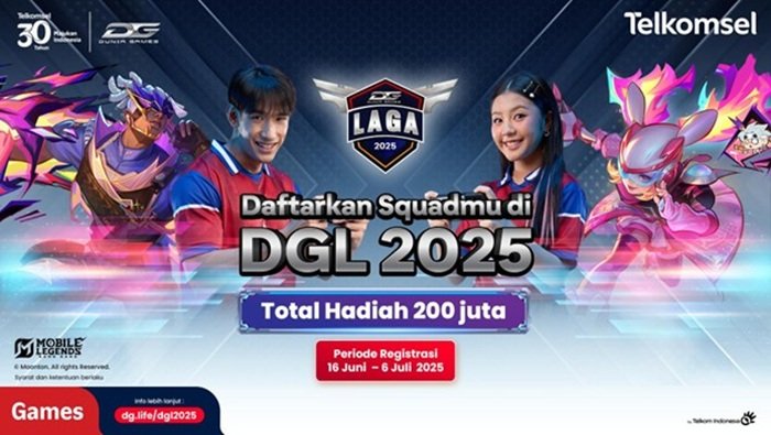Dunia Games Laga 2025 kembali hadir dengan total hadiah Rp 260 juta