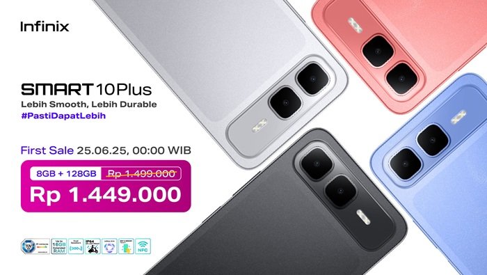Harga Infinix Smart 10 plus