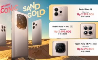 Varian Redmi Note 14 Sands Gold Hadir di Indonesia