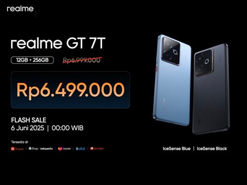harga realme GT 7 series 7T di indonesia