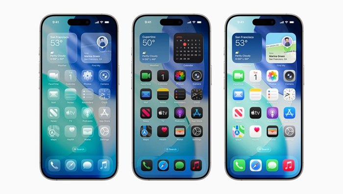 salah satu fitur baru ios 26: desain liquid glass