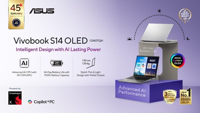 ASUS Vivobook S14 OLED spesifikasi