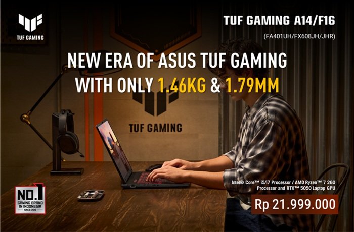 lini laptop gaming rtx 50 series tuf gaming
