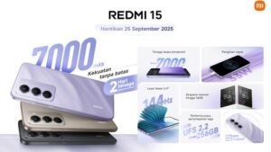Harga Redmi 15, Smartphone dengan Kapasitas Baterai Besar