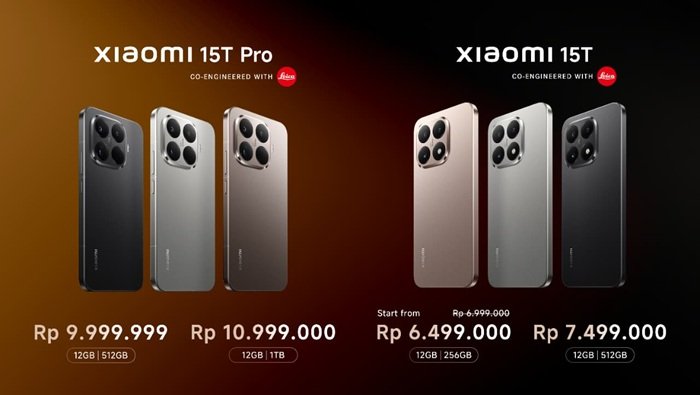 Harga Xiaomi 15T Series di Indonesia
