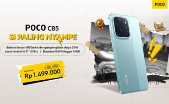 POCO C85, Smartphone Sejutaan dengan Baterai Jumbo