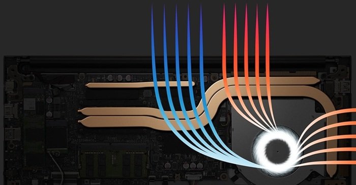 Review ASUS Gaming K16 pendingin