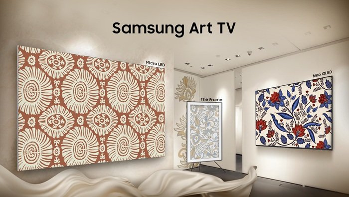 Galeri batik dengan Samsung Art TV