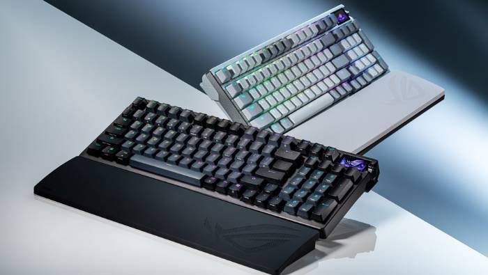 Spesifikasi ASUS ROG Azoth 96 HE, Keyboard dengan Layar Sentuh