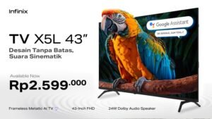 Infinix Smart TV X5L 43 dengan Sistem Google TV 5.0 Hadir di Indonesia