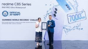 Realme C85 Pecahkan Rekor Guinness World Records