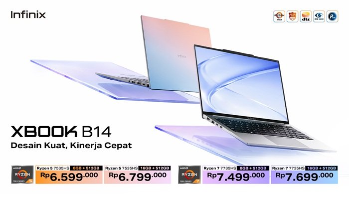 Spesifikasi Infinix XBOOK B14, Laptop Ultra-Portabel yang Tangguh
