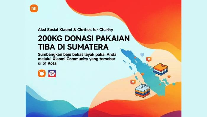 Aksi Sosial ke Sumatera Lewat Xiaomi dan Clothes for Charity