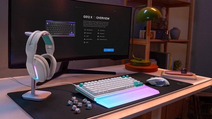 Logitech G512 X, Keyboard Gaming Analog Modular 3 Jutaan