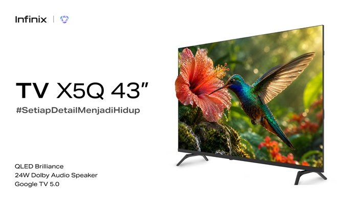 Spesifikasi Infinix TV X5Q 43, Smart TV dengan Layar QLED